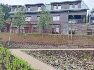 Zahrada ubytování Apartmán Andrasa v Krkonoších se saunou a terasou