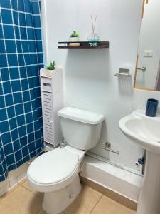 Koupelna v ubytování Departamento Amoblado