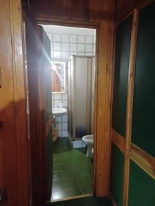 Koupelna v ubytování Casetta mia, Pian de Valli
