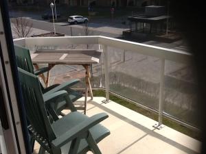 Μπαλκόνι ή βεράντα στο Morgenzon Apartment