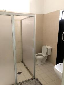 Koupelna v ubytování Hostal Centeno
