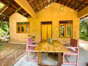 Patio nebo venkovní prostory v ubytování Hello Homestay