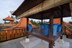 Balkón nebo terasa v ubytování Oemah Joglo 2 Ubud