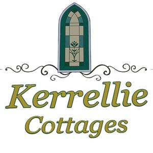 a sign with a window and the words kreenberg colleges at Kerrellie Cottages 2, 4 & 8 Reid Street in Strahan