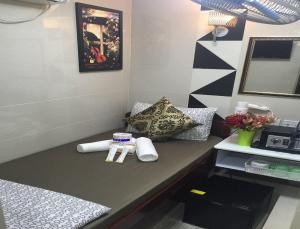 Postel nebo postele na pokoji v ubytování Skylark Hostel