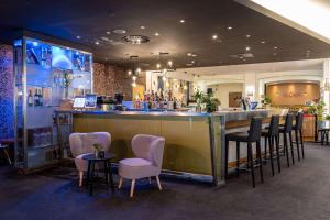 Lounge nebo bar v ubytování Scandic Gdańsk
