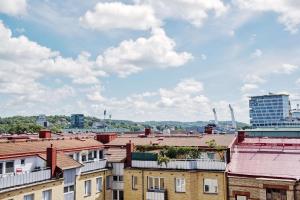 Nespecifikovaný výhled na destinaci Gothenburg nebo výhled na město při pohledu z hotelu