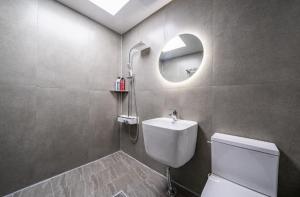Koupelna v ubytování Moonstay Hotel Cheonan