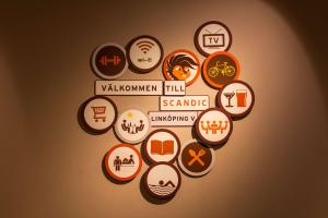 Majutusasutuses Scandic Linköping Väst olev sertifikaat, autasu, silt või muu dokument