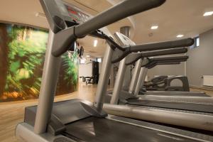 Fitness centrum a/nebo fitness zařízení v ubytování Scandic Malmö City