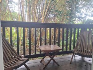 Rõdu või terrass majutusasutuses Wild Ginger Hotel