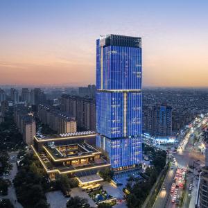 Linna Hangzhou üldine vaade või majutusasutusest New Century Grand Hotel Hangzhou Baoding pildistatud vaade