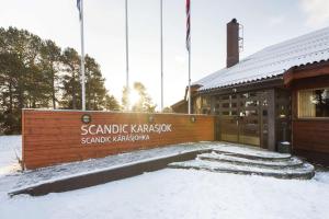 Scandic Karasjok v zimě