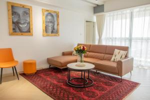 Posezení v ubytování Laurel Hill Suites