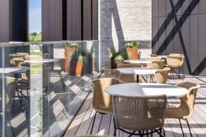 Balkón nebo terasa v ubytování Scandic CPH Strandpark