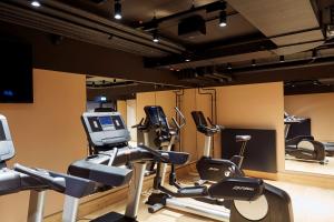 Fitness centrum a/nebo fitness zařízení v ubytování Scandic München Macherei