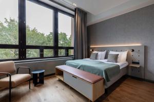 Voodi või voodid majutusasutuse Scandic Helsinki Hub toas