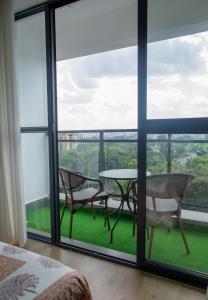 Balkón nebo terasa v ubytování Laurel Hill Suites