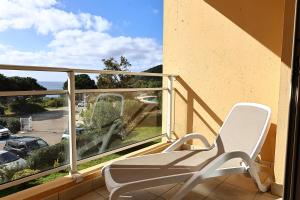 Balkón nebo terasa v ubytování Évasion Corse - T2 Vue Mer, Piscine & Plage