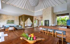 Et opholdsområde på Villa Kingfisher