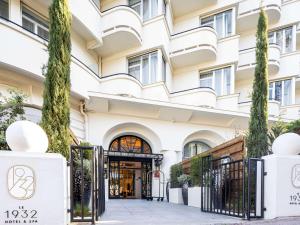 a rendering of the entrance to a building at The 1932 Hotel & Spa Cap d'Antibes - MGallery Collection in Juan-les-Pins