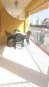 Balkón nebo terasa v ubytování Casa a 85 metros playa 158 m dorm WIFI AA