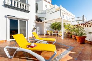 Balkón nebo terasa v ubytování Villa Best Views Los Gigantes, private heated pool