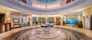 Vstupní hala nebo recepce v ubytování Trendy Aspendos Beach Hotel