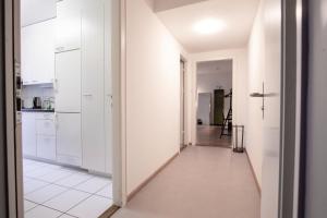 Eldhús eða eldhúskrókur á Gemütliche Wohnung Nähe Uni