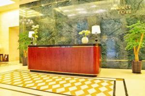 Vstupní hala nebo recepce v ubytování Su Man Designer River View Hotel宿漫设计师江景酒店重庆洪崖洞店