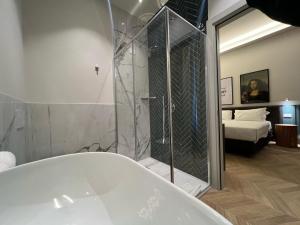 Koupelna v ubytování Hotel RossoVino Milano
