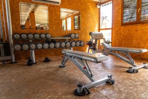 Fitness centrum a/nebo fitness zařízení v ubytování 4 Mori Family Village - Villaggio per Famiglie + 37 fotografií