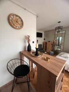 TV a/nebo společenská místnost v ubytování Apartman D Dream