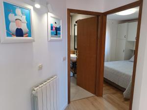 Posteľ alebo postele v izbe v ubytovaní Apartment Antišin