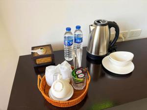 3 TIGERS Resort & Hostel的咖啡和沏茶工具