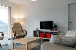 TV in/ali zabaviščno središče v nastanitvi Apartment Elona