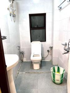 Koupelna v ubytování Hotel Manjushree