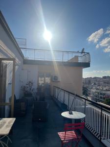 Balkón nebo terasa v ubytování piazza Marconi Rooms