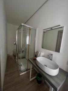 Koupelna v ubytování piazza Marconi Rooms