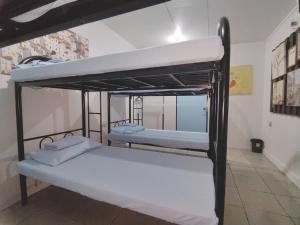 Voodi või voodid majutusasutuse Nappers Hostel toas