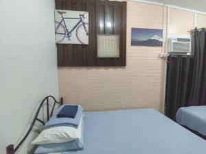 Voodi või voodid majutusasutuse Nappers Hostel toas