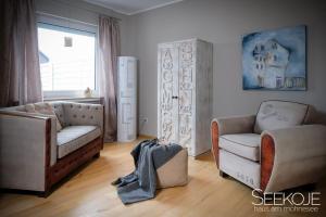 Postel nebo postele na pokoji v ubytování Seekoje - Haus Am Möhnesee