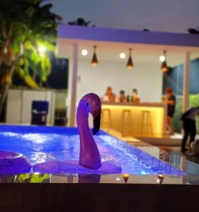 Bazén v ubytování Vamin Poolvilla Chiangkhan Loei วามินทร์พูลวิลล่า เชียงคาน เลย - วามินทร์ รีสอร์ท nebo v jeho okolí