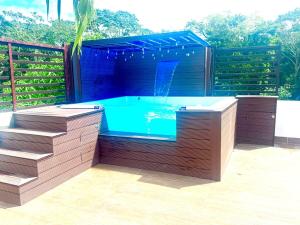 Kolam renang di atau dekat dengan Double P Ranch 20 guests, BBQ and pool Buggy rental