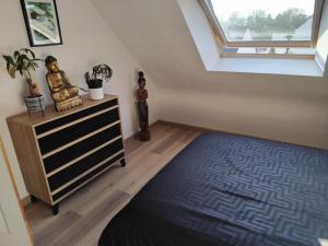 Ένα ή περισσότερα κρεβάτια σε δωμάτιο στο Maison 130 m2 4 chambres