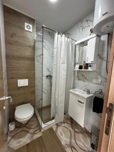 Kúpeľňa v ubytovaní Apartmani Mojić Divčibare