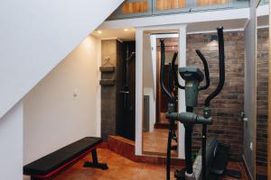 Fitness centrum a/nebo fitness zařízení v ubytování Holiday home Gabriela