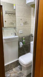 Koupelna v ubytování Apartment Rudaki-94