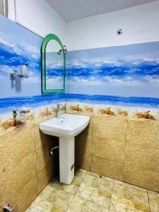 Koupelna v ubytování Chill House