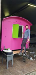Hosté ubytování Pipowagen Doe Maar Roze